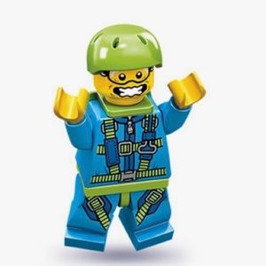 Lego Series 10 Skydiver Mini Figure #6